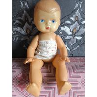 Кукла пупс целлулоид 45-46 см клеймо СССР фабрика игрушек г. Котовск