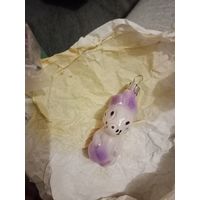 Редкая Ёлочная  игрушка - мышь 2