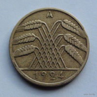 Германия 10 рентенпфеннигов, 1924 A