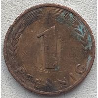 Германия 1 пфенниг 1950 г. J
