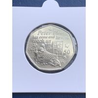 О. Мэн 50 пенсов 2019 г Венди, Питер Пэн