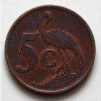ЮАР, 5 центов, 2000 год, VF