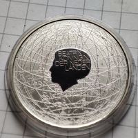 5 евро 2006 года. 400-летие открытия Австралии голандским мореплавотелем Янсзоном  Серебро.