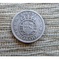 Werty71 Ангола 10 эскудо 1952 серебро