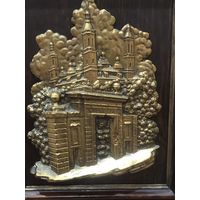 Винтажная картина бронза литье