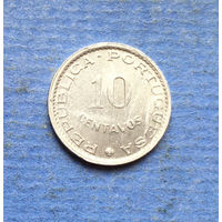 Гвинея-Биссау Португальская колония 10 центаво 1973 тираж 100.000