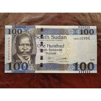 100 фунтов Южный Судан 2019 г.