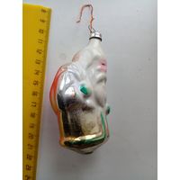 Елочная игрушка СССР . Дед Мороз редкий 10 см