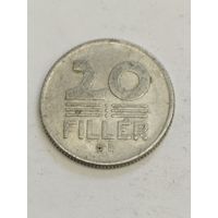Венгрия 20 филлер 1968