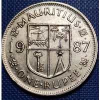 Маврикий 1 рупия 1987 г.