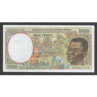 Центрально-африканские штаты Конго 1000 франков 2000 года. Тип Р-102Cg. Состояние UNC