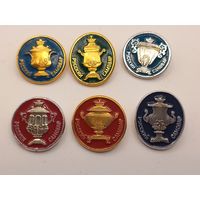 Набор значков Русский самовар