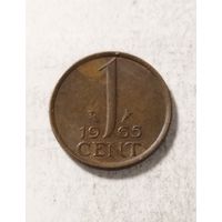 1 цент 1965 года Нидерланды