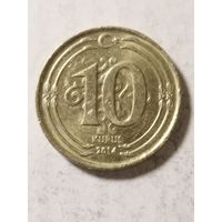 Турция 10 куруш 2014