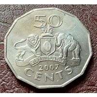 Эсватини (Свазиленд) 50 центов, 2007     ( 1-13-5 )