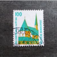 Марка Германия 1989 год Достопримечательности