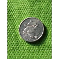 4. Распродажа! Сейшельски острова (Сейшелы) 1 цент 1977 г. Нечастая! UNC!