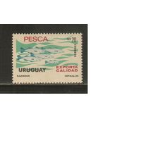 Уругвай-1986(Мих.1748) , **  , Морская фауна, Рыбы  (одиночка)