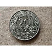 Польша 20 грошей, 1923г. (D-62)