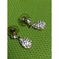 Серги под золото