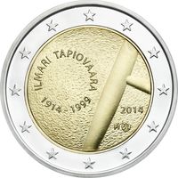2 евро 2014 Финляндия Тапиоваара UNC из ролла