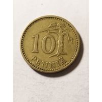 Финляндия 10 пенни 1963