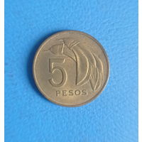 Уругвай 5 песо 1969 год