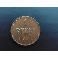 Россия для Финляндии 1 пенни 1911 г.