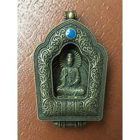 Буддийский раскладной алтарь-амулет (гау)