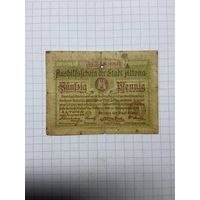 50 пфеннигов (нотгельды) г. Германия - 1312-2