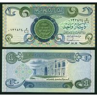 Ирак 1 динар образца 1984 года UNC p69
