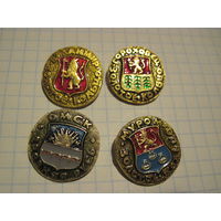 Города. 4 значка/2 с рубля!