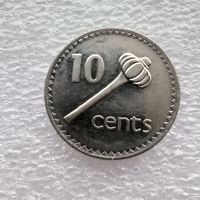 10 центов фиджи 1990 года