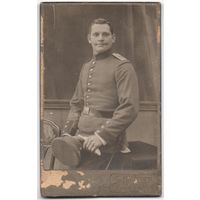 Старинная фотография на картоне