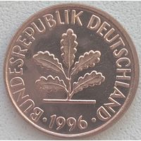 Германия 1 пфенниг 1996 г. F