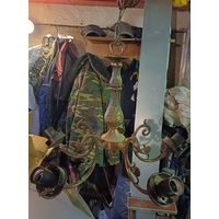 Люстра потолочная Ромашка Ивица.   Back to USSR Пяти рожковая.  Самая красивая и прочная белорусская люстра - точная копия бронзовых югославских. Можно красить в белый , в черный, в красный - получает