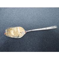 Лопатка для пироженки Nova (длина 16.5 см), мельхиор. Таллин, СССР