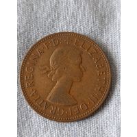 Великобритания. 1пенни 1963 года. (4)