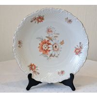 Блюдо фарфор слоновая кость Bavaria Германия ХХ век диаметр 30 см.