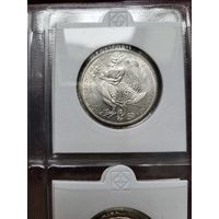 5 марок 1976 D Ганс Якоб Кристоффель фон Гриммельсгаузен! Штемпель! Серебро 11.2 грамма 625 пробы! ВОЗМОЖЕН ОБМЕН!