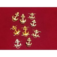 Эмблемы Якоря с петлиц ( офицеров, курсантов, мичманов) ВМФ СССР