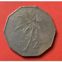 Филиппины 2 писо 1990г.