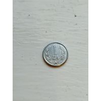 1 злотый Польша. Малый размер.