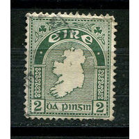 Ирландия - 1922/1923 - Карта 2Pg - [Mi.43A] - 1 марка. Гашеная.  (Лот 11JE)-TG2P5