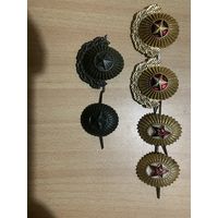 Кокарды СССР стальные и алюминевые