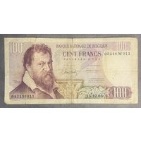 Банкнота Бельгия 100 франков 1965 год.