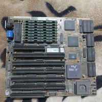 Ретро материнская плата+intel i386+8 планок оперативки