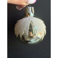Ёлочная игрушка шарик СССР