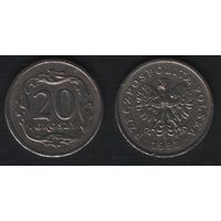 Польша y280 20 грош 1992 год (mw) (_alb2