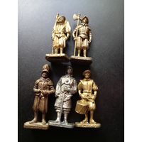 Металлическая фигурка киндер - 5 штук одним лотом